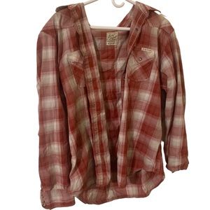 Red button up flannel